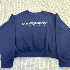 codegraphy スウェット ネイビー Sサイズ
