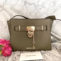 新品　正規品☆MICHAEL KORS ショルダーバッグ グリーン　 レザー