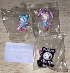 メゾピアノ　フィギュアキーホルダー ブルーべリエ　デビリー　クランべリエ