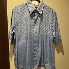 新品未使用】GUCCI GG総柄シャツ ブルー 794907 Z7AQ0 - メルカリ