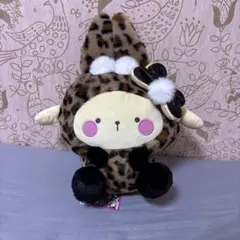 ポムポムプリン ヒョウ柄 うさぎ マスコット ぬいぐるみ Kawaii 研究所