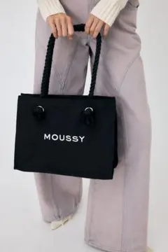 NEWバージョン MOUSSY SOUVENIR ショッパ一 ブラック 原点回帰