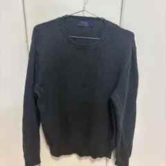 【値下げ可】Polo Ralph Lauren ダークグレー セーター S