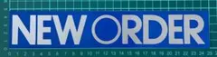 ☆レア☆New Order☆ニューオーダー☆ステッカー☆当時物☆非売品☆未使用☆