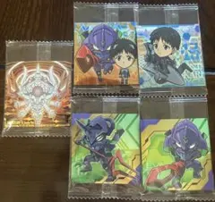 エヴァンゲリオン シール ウエハース補完計画 シークレット 碇シンジ他5枚セット