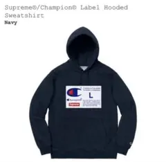 Supreme Chanpion label hooded sweatshirt