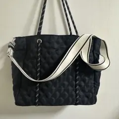 mumu&co ショルダーバッグ 大容量 キルティング 2way 通勤　A4