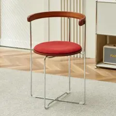 新品 SOLEY kusch & Co 折り畳みウッドアームチェア 赤 レッド