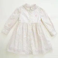 9月中限定値下げ　Ralph Lauren 花柄シャツワンピース　ブルマ付　90