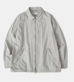 AMOMENTO 24ss SHEER ZIP UP SHIRTS M MINT - メルカリ