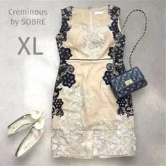 美品✨Creminous by SOBRE キャバドレス　XLサイズ　レース刺繍