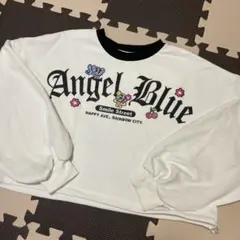 ANGEL BLUE 刺繍トレーナー グレー フリークスストア - メルカリ