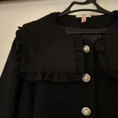 【axes femme】クリーニング済！フリル襟ロングコート