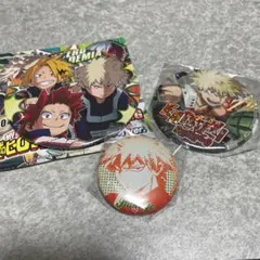 僕のヒーローアカデミア 爆豪　缶バッジ 3個セット