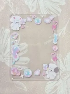B8サイズ 硬質ケース トレカケース シールデコ ピック