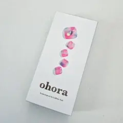 ohora ジェルネイルシール フット ピンクブルーグラデーション