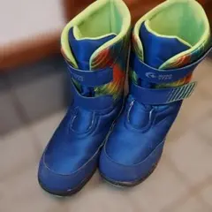 moon star キッズブーツ 青24cm