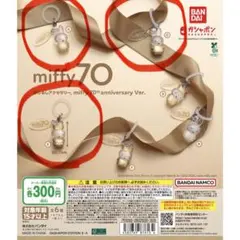 miffy 70th Anniversary めじるしアクセサリー　Ａ・Ｃ・Ｅ