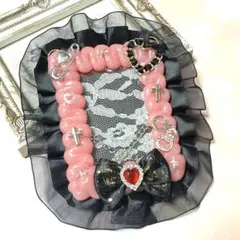 ホイップデコ　硬質カードケース　黒　ピンク　赤