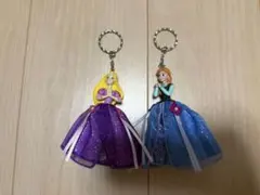 ディズニーリゾート プリンセス キーホルダー 2点セット ラプンツェル アナ