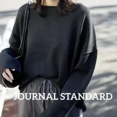 2025 JOURNAL STANDARDペーパーヤーンボートネックプルオーバー