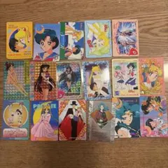 セーラームーン　カード　17枚