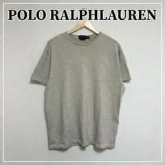 ポロ　ラルフローレン　Tシャツ　クルーネック　綿100% 刺繍ロゴ　M