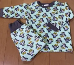 アンパサンド　ペンギン　フリース　パジャマ　男の子　９０