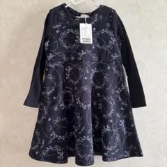 れいちゃん様 専用メゾピアノ ワンピース ネイビー 110cm