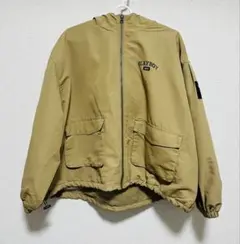 【匿名配送】PLAYBOY 裏起毛 ナイロンジャケット マウンテンパーカー M