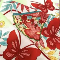 着物 ハギレ 314はぎれ アンティーク 生地　布　古布 和布 古裂 和柄 裂地