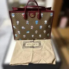 GUCCI ドラえもんプリント トートバッグ