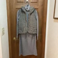 Jeanasis☆2wayリバーシブルベスト☆タイムセール！