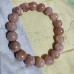 天然石ローズクォーツブレスレット