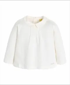 モイモルン　ベーシック襟付きTシャツ　カットソー　トップス　綿100%　110