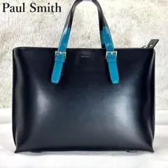 美品　平日即日発送Paul Smith ネイビー ビジネスバッグ　A4 2026年最新】Paul Smith メンズ ビジネスバッグの人気アイテム - メルカリ