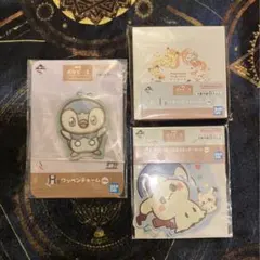 ポケピース 一番くじ ワッペンチャーム ステッカーセット ポッチャマ
