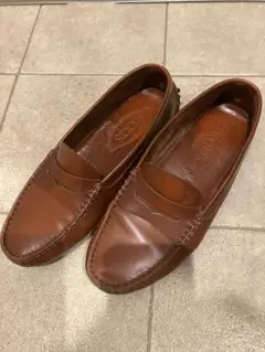 TOD'S トッズ レザー ローファー ブラウン 37のサムネイル