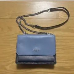COACH ショルダーバッグ ブルー