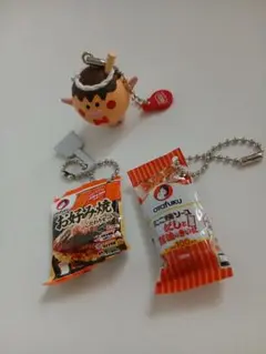ガチャガチャ　まとめ売り　お好み焼き　ソース　銀だこ　3個セット