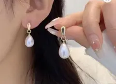 上品 パール風ピアス　結婚式　華やか
