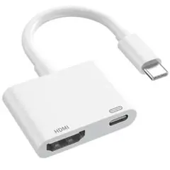 USB Type C HDMI 変換アダプタ HDMI 変換ケーブル 2in1