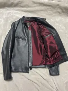 schott　ショット　シングル　ライダースジャケット　美品　34