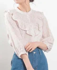 Honeys レディース　シャツ　七分袖　S
