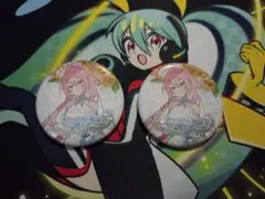 巡音ルカ miku expo 2019 缶バッジ2個セット - メルカリ