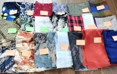 はぎれ　20種　まとめ売り　生地　リメイク素材　パッチワーク　②