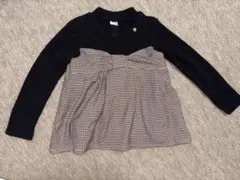 110cmプティマイン千鳥格子柄 チュニック 110cm