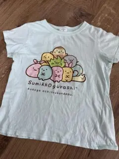 すみっコぐらしTシャツ キッズ用 ライトブルー