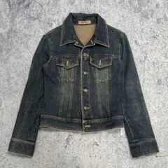 【廃盤】00s vintage アーカイブ デニムジャケット y2k風 短丈