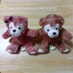 ❥ぬいぐるくま　くま　2セット　ボ―ルチェーン付 ❥